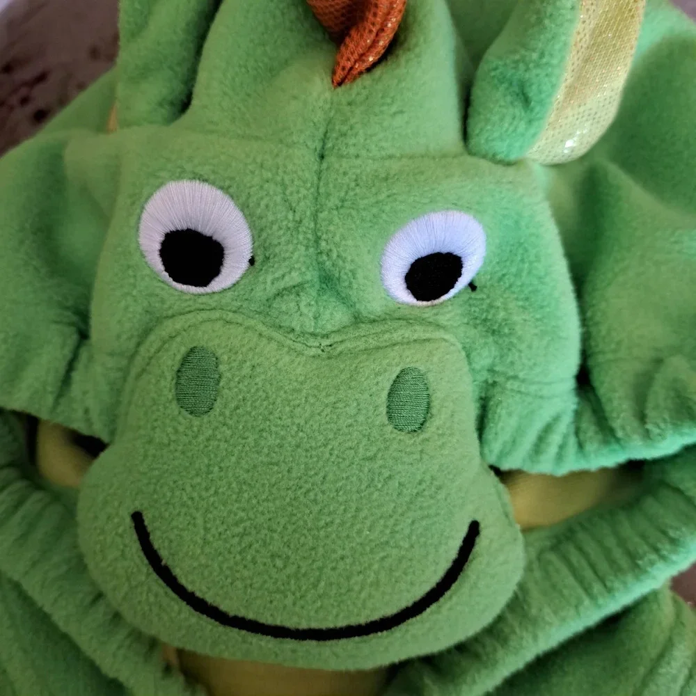 Carters Dragon Halloween Costume One Piece Size 3-6 Months - Picture 4 of 4